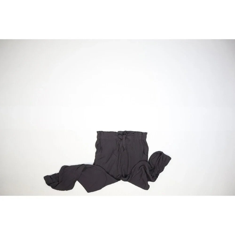 Bel Kazan Womens Ash Gray Drawstring Waist Tapered Leg Pull On Belem Pants S - Picture 5 of 12